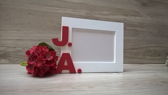 Porta Retrato Com Iniciais