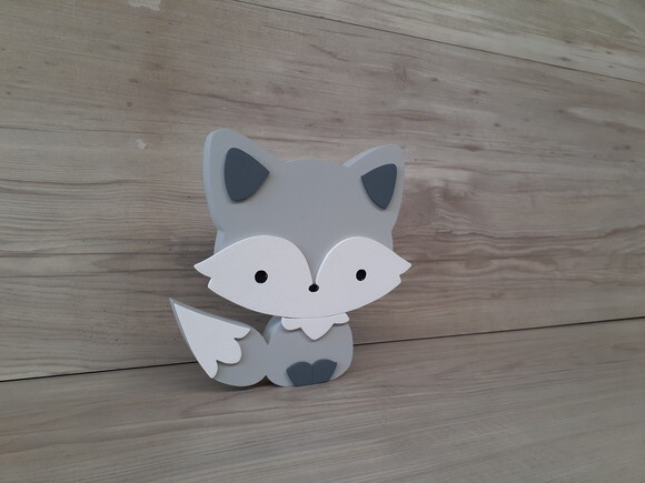 Raposa de Mesa em mdf - Decoração Infantil - 15 cm