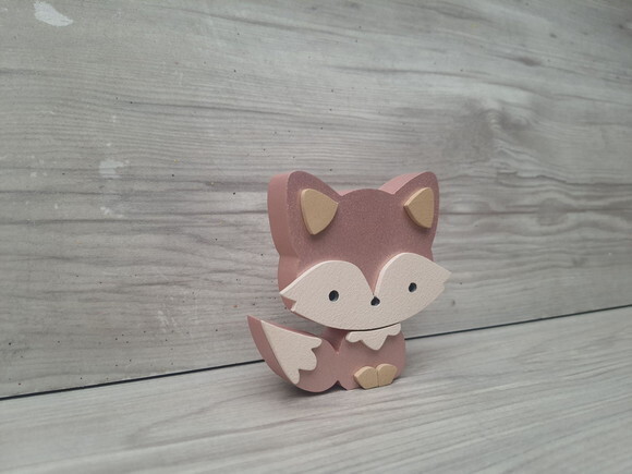 Raposa de Mesa em mdf - Decoração Infantil - 8 cm