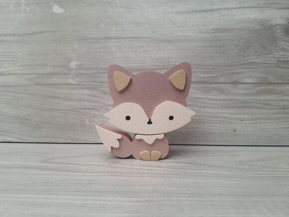 Raposa de Mesa em mdf - Decoração Infantil - 8 cm