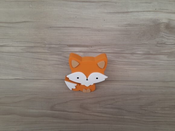 Raposa de Mesa em mdf - Decoração Infantil - 8 cm