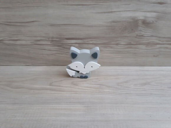 Raposa de Mesa em mdf - Decoração Infantil - 8 cm