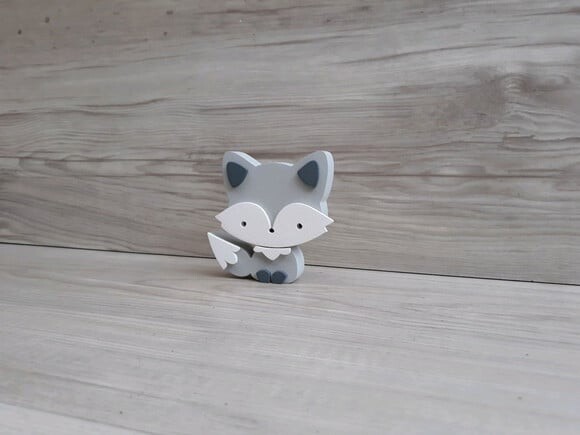 Raposa de Mesa em mdf - Decoração Infantil - 8 cm