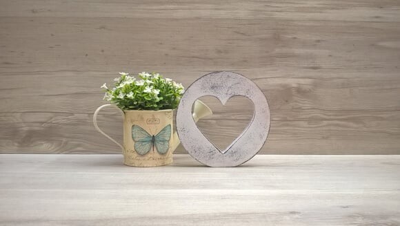 Simbolo Amor - 15 cm - pátina
