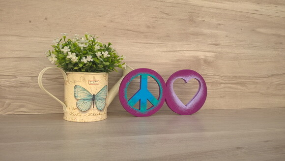 Simbolos Paz e Amor