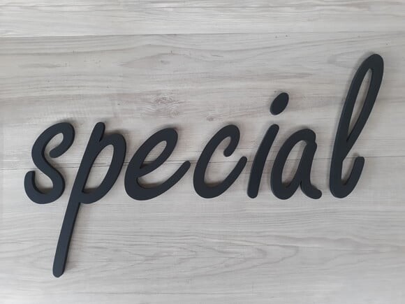 special - Palavra Decorativa de Parede em mdf
