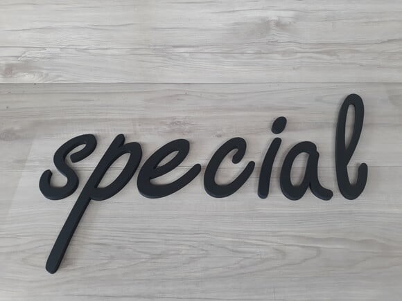 special - Palavra Decorativa de Parede em mdf