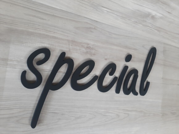 special - Palavra Decorativa de Parede em mdf
