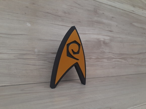 Startrek Operations - Simbolo de mesa em MDF