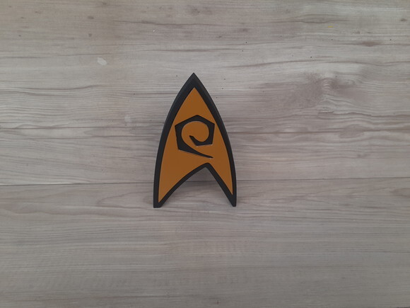 Startrek Operations - Simbolo de mesa em MDF