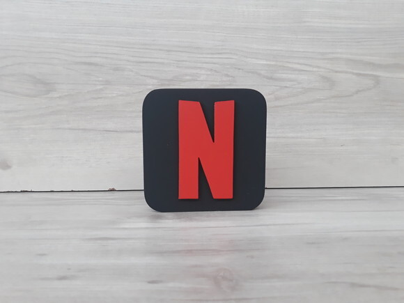 Streaming - Simbolo Netflix - MDF