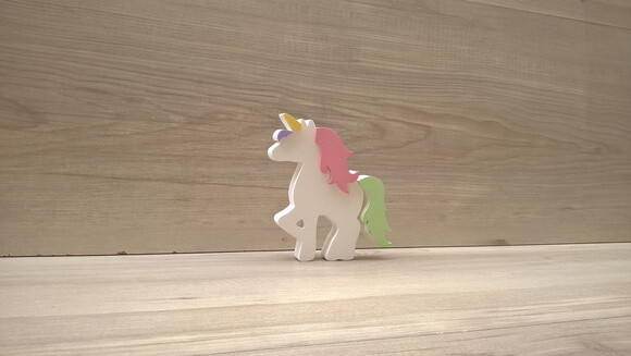 Unicórnio de mesa - decoração infantil Festa Arco Íris