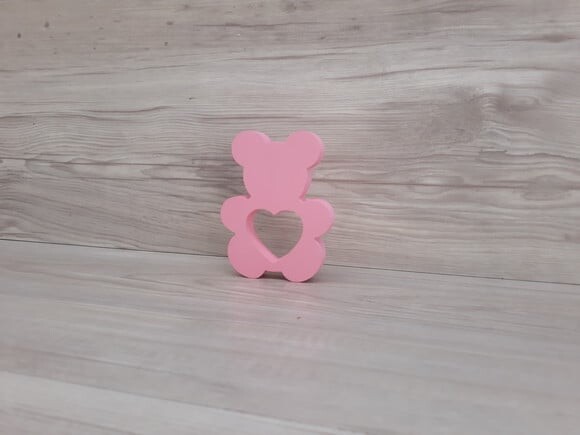 Ursinho de Mesa com Coração - 10 cm