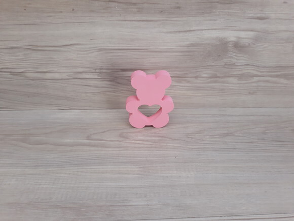 Ursinho de Mesa com Coração - 10 cm