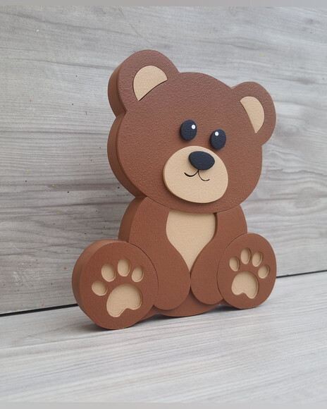 Ursinho de Mesa em mdf - 15 cm