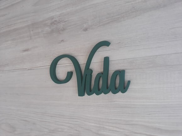 Vida - linha LS - Palavra Decorativa de Parede