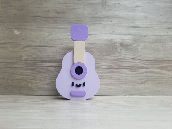 Violão em mdf - Peça Decorativa de Mesa