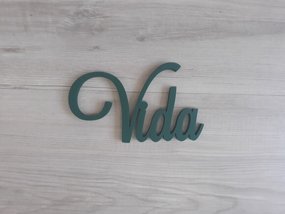 Vida - linha LS - Palavra Decorativa de Parede
