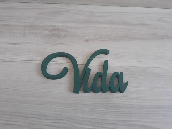 Vida - linha LS - Palavra Decorativa de Parede