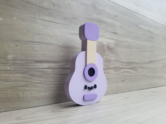 Violão em mdf - Peça Decorativa de Mesa