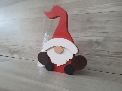 Ajudante do Papai Noel - Duende Natalino - Decoração em mdf