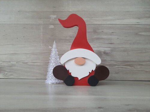 Ajudante do Papai Noel - Duende Natalino - Decoração em mdf