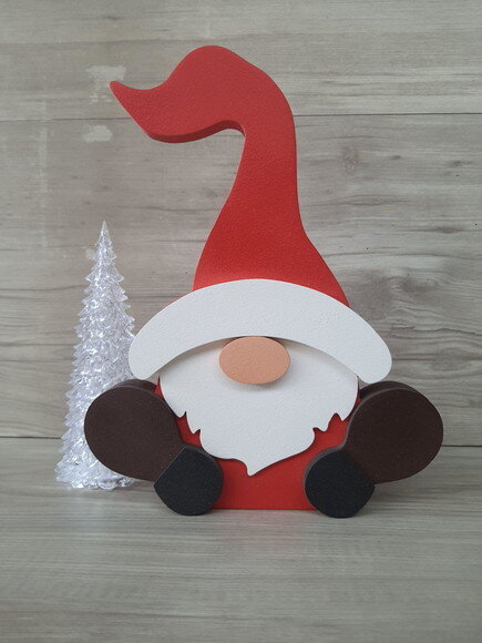 Ajudante do Papai Noel - Duende Natalino - Decoração em mdf