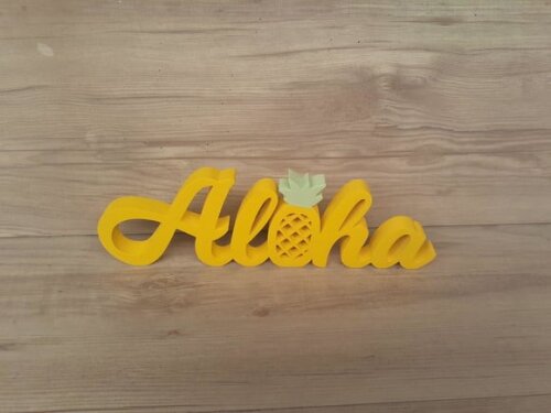 Aloha com Abacaxi