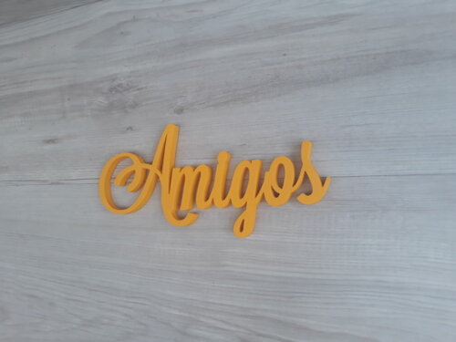 Amigos - linha LS - Palavra Decorativa de Parede