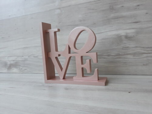 Aparador de Livros Love NY - Rose Gold