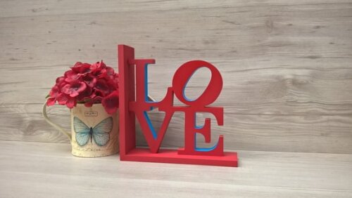 Aparador de Livros Love NY duas cores