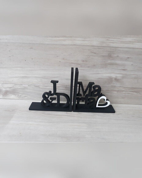 Aparador de Livros Personalizado - Par