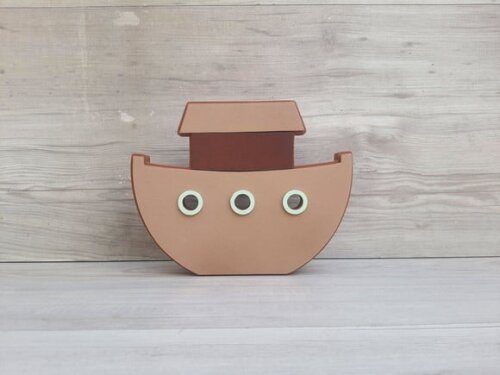 Arca de Noé - Peça de Mesa em mdf - 15 cm