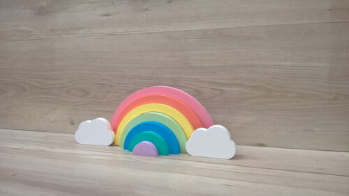 Arco Íris + nuvens - decoração infantil Festa Arco Íris