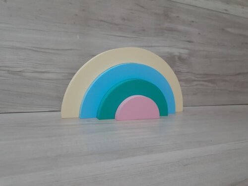 Arco Íris de mesa em mdf - 4 cores