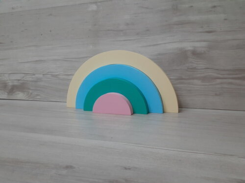 Arco Íris de mesa em mdf - 4 cores