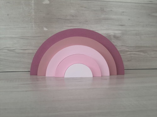 Arco Íris de Mesa em mdf - 5 Arcos - Cores Personalizadas