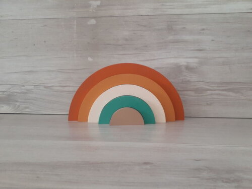 Arco Íris de Mesa em mdf - 5 Arcos - Cores Personalizadas
