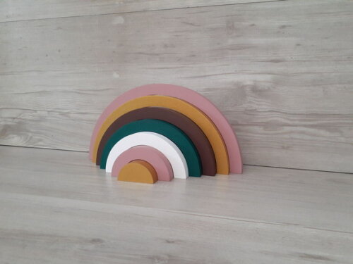 Arco Íris de mesa em mdf - CORES PERSONALIZADAS