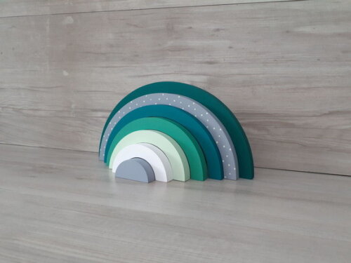 Arco Íris de Mesa em mdf - Cores Personalizadas