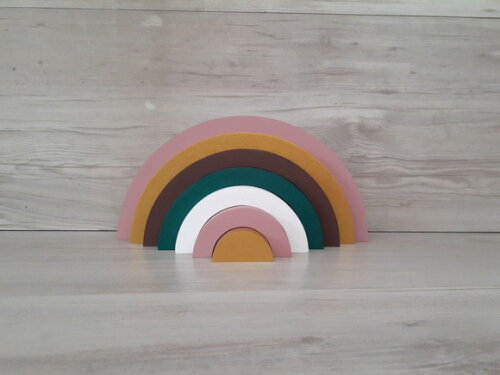 Arco Íris de mesa em mdf - CORES PERSONALIZADAS