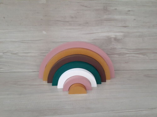 Arco Íris de mesa em mdf - CORES PERSONALIZADAS