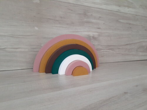 Arco Íris de mesa em mdf - CORES PERSONALIZADAS