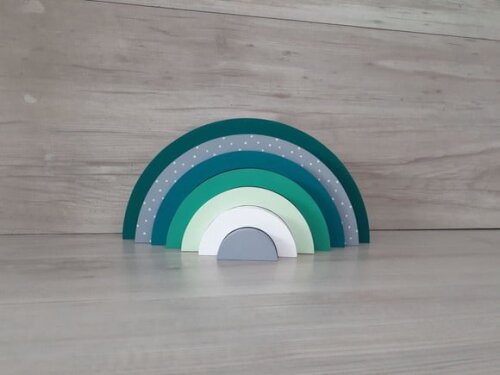 Arco Íris de Mesa em mdf - Cores Personalizadas