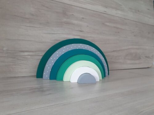 Arco Íris de Mesa em mdf - Cores Personalizadas