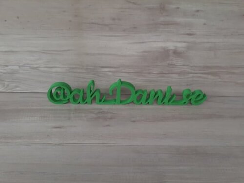 Arroba @Personalizado - peça de mesa em mdf