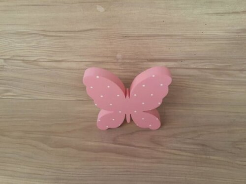Borboleta de mesa em mdf