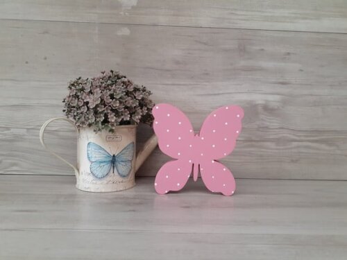 Borboleta De Mesa Em Mdf