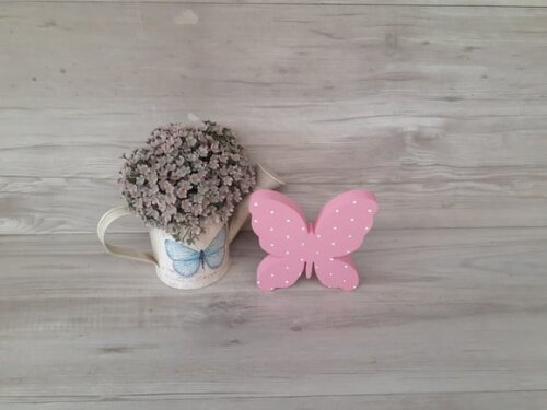 Borboleta De Mesa Em Mdf