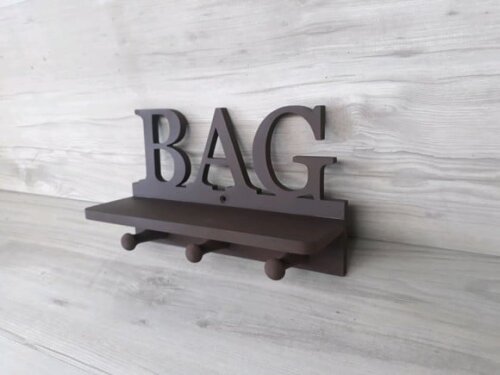 Cabideiro com Prateleira BAG - pequeno